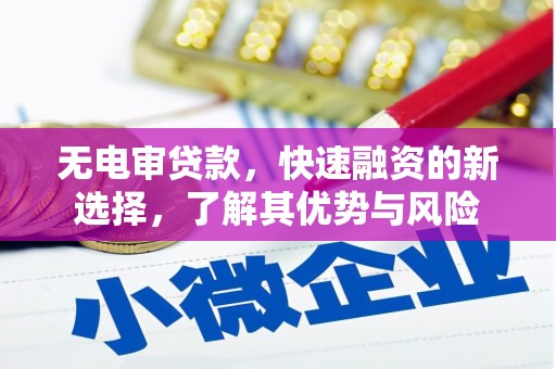 青秀无电审贷款，快速融资的新选择，了解其优势与风险