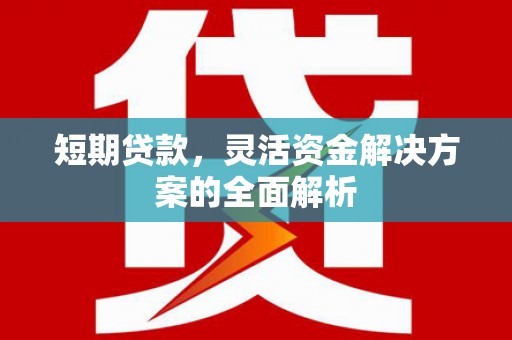 青秀短期贷款，灵活资金解决方案的全面解析