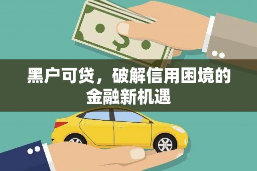 青秀黑户可贷，破解信用困境的金融新机遇